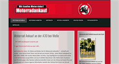 Desktop Screenshot of ankauf-a30.de